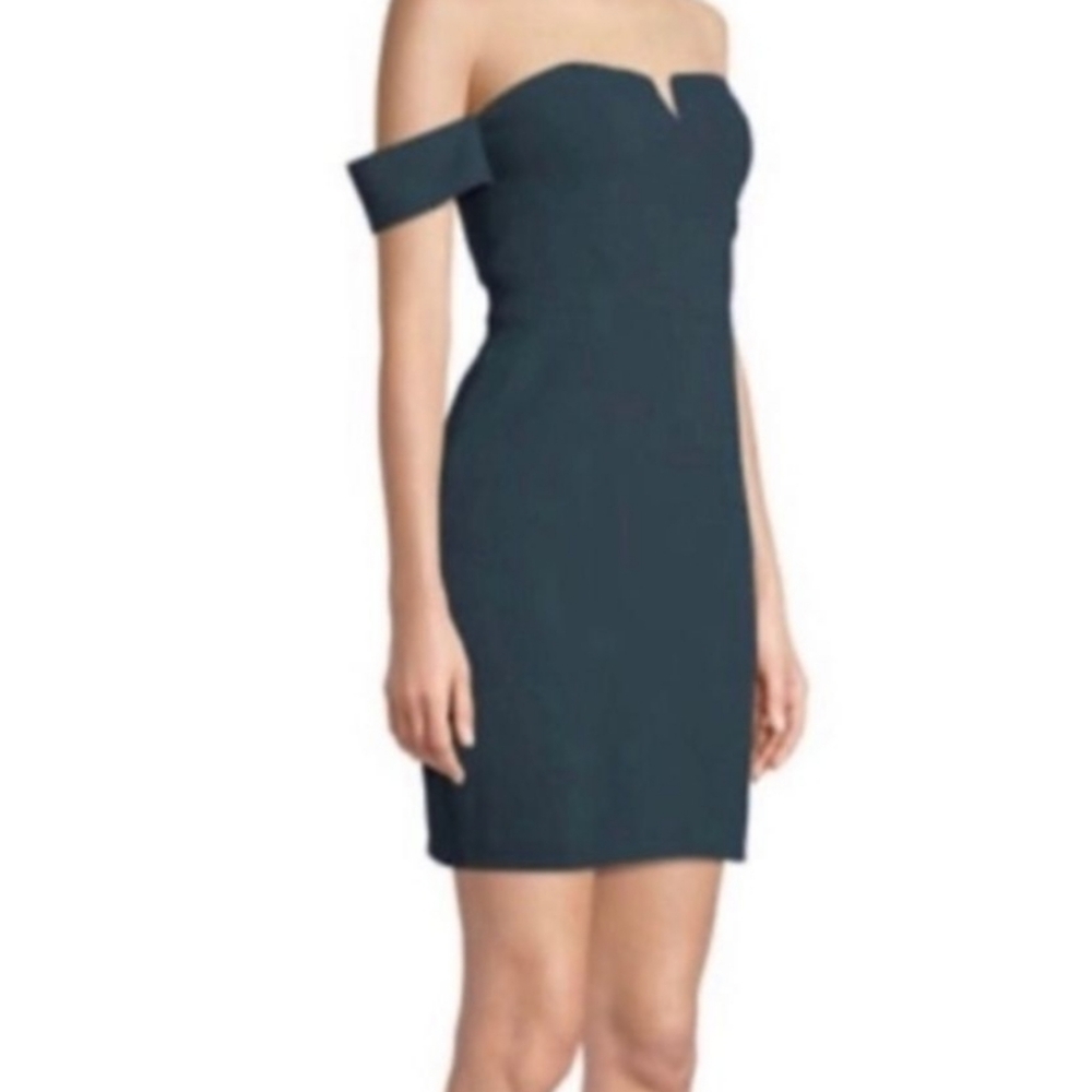 Aidan Mattox Green Strapless Sheath Cocktail‎ Dress | EUC | Sz: 6